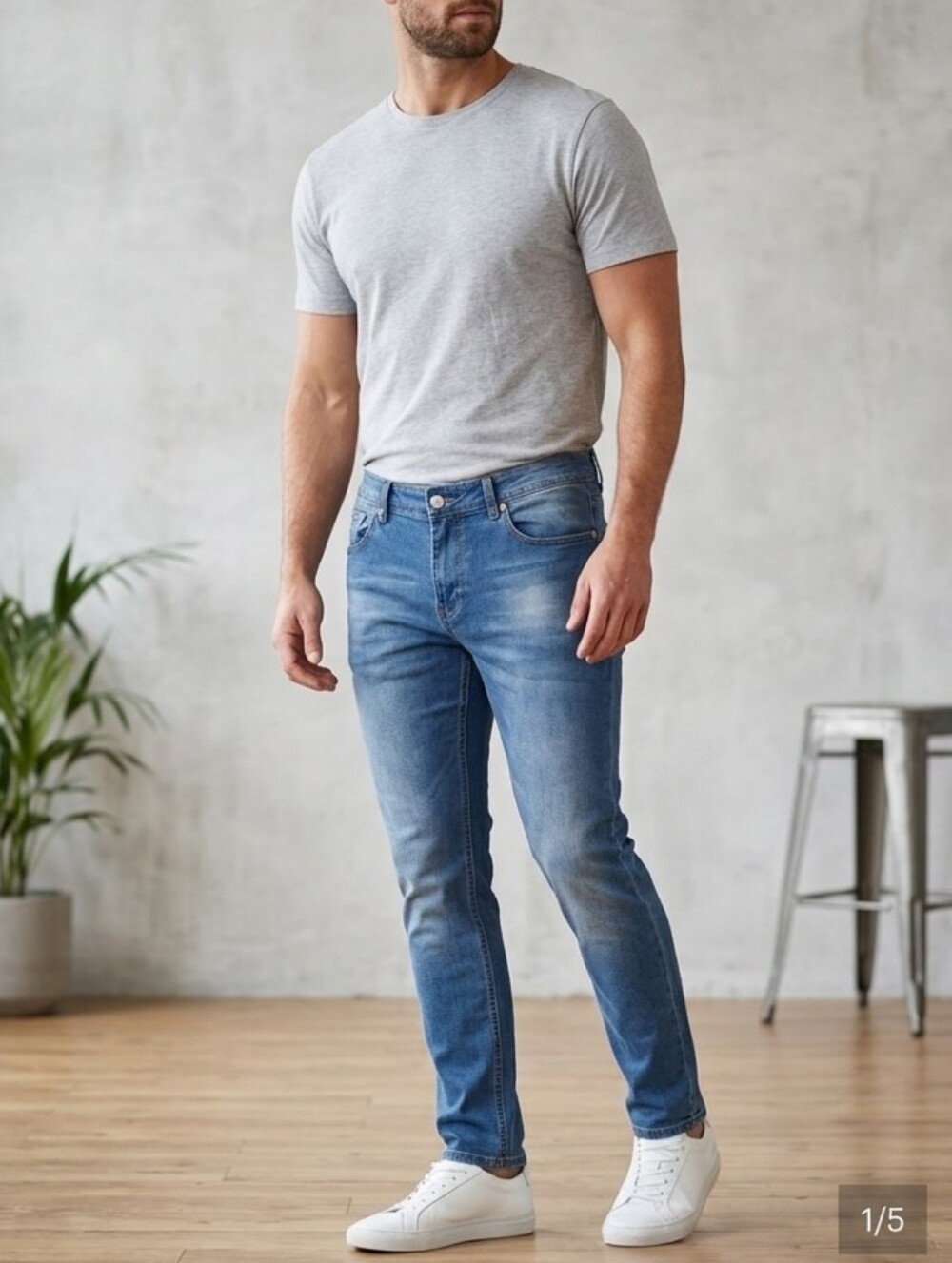 Smith & Mills Mens Denim Jeans 32x32  Stretch NWOT